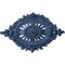 Ekena Millwork Antonio Ceiling Medallion, Hand-Painted Americana, 35 7/8"W x 22 1/2"H x 4 3/8"P CM35X22ANAMF - alternate 1